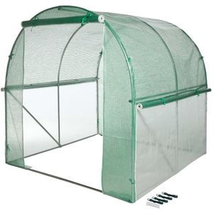 Nature - Kas - Tuintunnel met bodemframe - H200 x 200 x 200cm - Groen