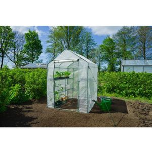 Nature - Kas - Tuinkas met bodemframe - H195 x 140 x 140cm - Groen