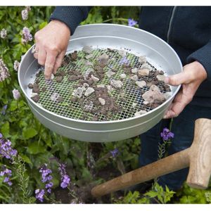 Nature Tuinzeef Ø37 cm Maas 6 mm - Efficiënte Tuinzeef voor het Zeven van Tuinafval