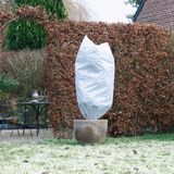 Nature winterhoes met koord D50cm x 1m 50 g/m² 3 stuks wit