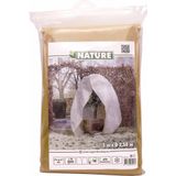 Nature Wintervlies mit Reißverschluss 70 g/m² Beige 3×2,5×2,5 m
