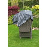 Nature Tuinmeubelhoes voor 2 Stapelstoelen 140x75x70 cm