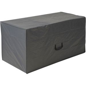 Tuinmeubelhoezen van 100 x 100 x 120 cm, scheurbestendig, winddicht, waterdicht en anti-UV tuinmeubelhoezen zwart, 600D zwaar belastbare Oxford polyester, rechthoekige hoes voor buitenpatio, 100 x 120