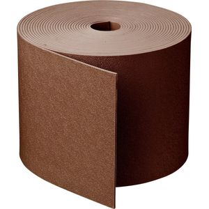 UISEBRT Gazonrand, kunststof, 50 m, flexibele lawn edging met grondankers, kunststof bedomranding, tuinhek, perkrand, gazonbegrenzing, lawn border, tuin, decoratief, zwart
