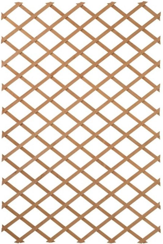 Nature Garten-Rankgitter 100x200 cm Holz Natur 6041703