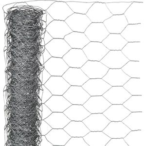 Nature Gaas Zeshoekig 1x10m 25mm Gegalvaniseerd Staal