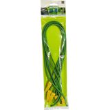 Nature Elastische Band Met Clip - Klim-En Geleide Artikel - 0.5x0.5x65 cm Groen