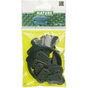 Nature-27-delige-Tuinschermbevestigingsset-grijs