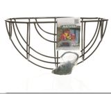 Hanging Basket, Metaaldraad Groen Geëpoxeerd, Met Ketting - H16 X Ø30 Cm | Bloempotten & accessoires