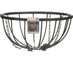Hanging basket van smeedijzer rond 35 cm
