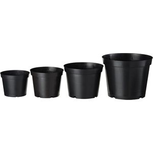 Nature Container Zwart - Kweekbenodigdheden - 13.2x13.2x10.2 cm 6 stuks