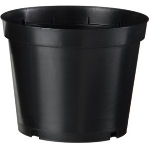 Plantcontainer | Nature | 2 stuks (Ø 22.5 cm, 5 liter, Zwart)