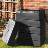 Nature - Regentank - 168L - H89,5 x 58,5 x 39,5cm - antraciet - muurmodel