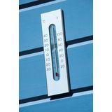 Nature Wandthermometer 7x1x23 cm Aluminium - Beschrijvende Merk Wandthermometer