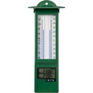 Nature Tuinthermometer Digitaal Min-Max 9,5x2,5x24 cm