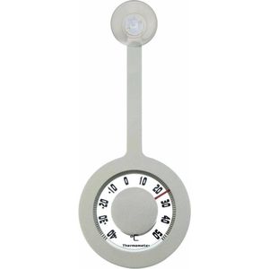 <p>Deze buitenthermometer van Nature is perfect geschikt voor gebruik buiten. Hij heeft een aluminium en ABS schaalverdeling en wordt geleverd met een handige zuignap voor bevestiging op een raam. De thermometer is eenvoudig af te lezen en heeft een temperatuurbereik van -40 °C tot +50 °C.</p>
<p>Wat deze thermometer extra handig maakt, is dat je de temperatuur zowel buiten als binnen kunt aflezen, afhankelijk van de gekozen richting en het seizoen. Zo kun je altijd op de hoogte blijven van de temperatuur, waar je ook bent.</p>
<ul>
  <li>Kleur: grijs</li>
  <li>Materiaal: aluminium</li>
  <li>Afmetingen: 7,2 x 16 cm (ø x H)</li>
  <li>Temperatuurweergavebereik: -40 °C tot +50 °C</li>
  <li>Materiaal: aluminium en ABS schaalverdeling</li>
  <li>Zuignap voor bevestiging op raam</li>
</ul>
<p>Met deze buitenthermometer van Nature ben je altijd op de hoogte van de temperatuur, zowel binnen als buiten. De thermometer is eenvoudig af te lezen en heeft een handige zuignap voor bevestiging op een raam. Met een temperatuurbereik van -40 °C tot +50 °C kun je de thermometer het hele jaar door gebruiken. De thermometer heeft een neutrale grijze kleur en is gemaakt van duurzaam aluminium. De afmetingen zijn 7,2 x 16 cm (ø x H), waardoor hij gemakkelijk te plaatsen is. Kortom, een handige en betrouwbare thermometer voor in de tuin!</p>