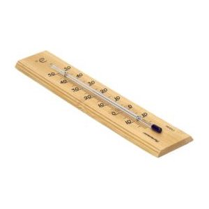 Buitenthermometer - Nature - 19 cm - Bamboe - Temperatuurmeting van -20 tot 50 graden Celsius