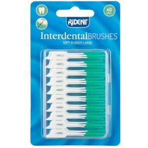 Rident - Soft Rubber Large - Tandenreiniger - 40 Stuks