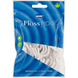Rident - Floss Picks - 50 Stuks - Grondige Reiniging van Gebit