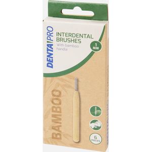 Tandenstokers 1 mm met bamboe handvat 6 stuks - Tandragers - DentaPro