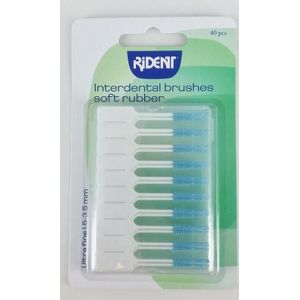 Rident Interdental brushes soft rubber 40st