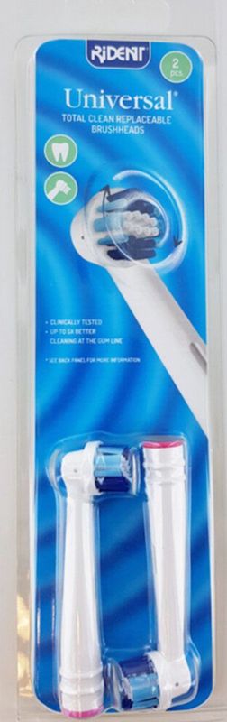 Rident - Opzetborstels - Vervangende Borstelkop - 4 Stuks