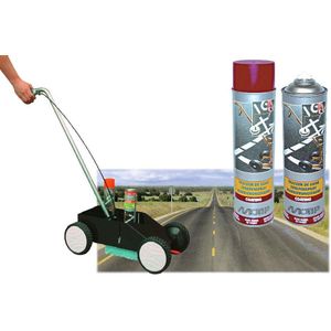 MoTip Markeringspray Spuitbus 600ml voor markeerwagen gebruik Blauw