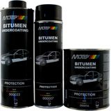 Motip - Bitumen UnderCoating - 1 Liter - Bescherming tegen Corrosie