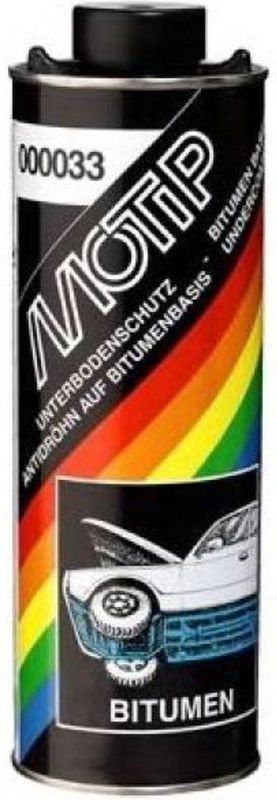Motip - Bitumen UnderCoating - 1 Liter - Bescherming tegen Corrosie