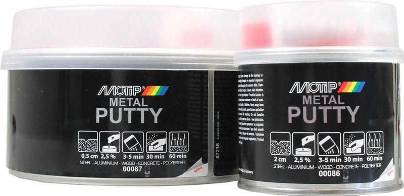 MoTip - Metaalplamuur - Zilvergrijs - 1kg