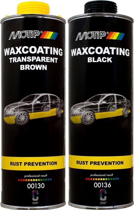 MoTip - Anti-Roest Waxcoating - Transparant Bruin - 1 Liter