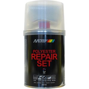 Motip - Polyester Reparatieset - 2-Componenten - Duurzaam - Voor Diverse Ondergronden
