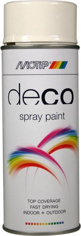 MOTIP - Deco Lak - Hoogglans - RAL 9010 - 400ml