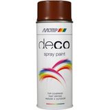 Motip - Deco Alkyd Hoogglans Lak - RAL 8007 Ree Bruin - 400 ml