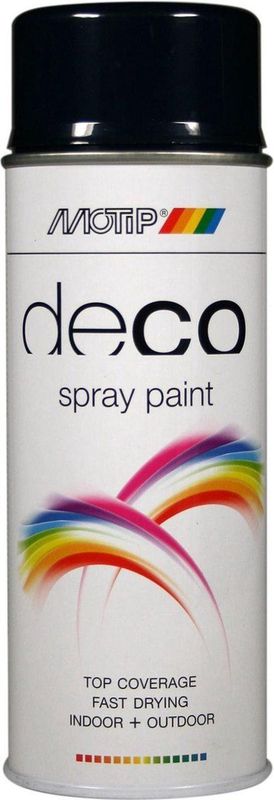 Motip - Deco Alkyd Hoogglans Lak - Staalblauw - 400 ml