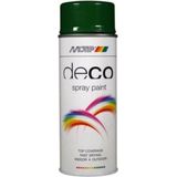 Motip - deco alkyd hoogglans lak - RAL 6002 bladgroen - 400 ml