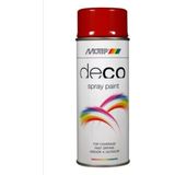 Motip - Deco Alkyd Hoogglans Lak - RAL 3002 Karmijnrood - 400 ml