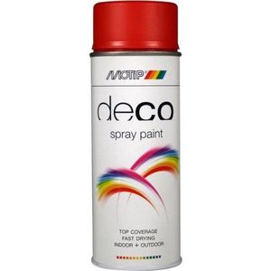 Motip Deco Spray Paint - 3000 - Flame Red