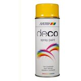 Motip - Deco Alkyd Hoogglans Lak - Koolzaad Geel - 400 ml
