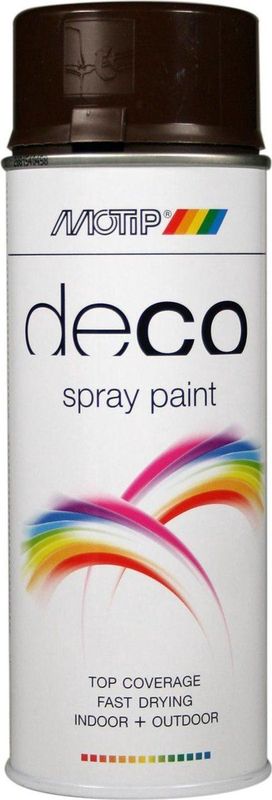 Motip - Deco Alkyd Hoogglans Lak - Choco Bruin - 400 ml