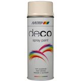 Motip deco alkyd hoogglans lak RAL 9001 cremewit (01695)
