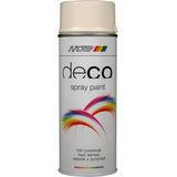 Motip deco alkyd hoogglans lak RAL 9001 cremewit (01695)