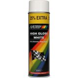 Motip - BC0602A - Verf - Wit - Sneldrogende Hoogglanslak - 500ml