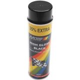 MoTip - Hoogglans Spuitverf - Zwart - 0.5L