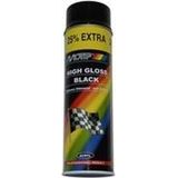 MoTip - Hoogglans Spuitverf - Zwart - 0.5L