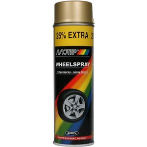 Motip - Velgenlak - Goud - 500ml - SnelDrogende Acrylverf - Slijtvast