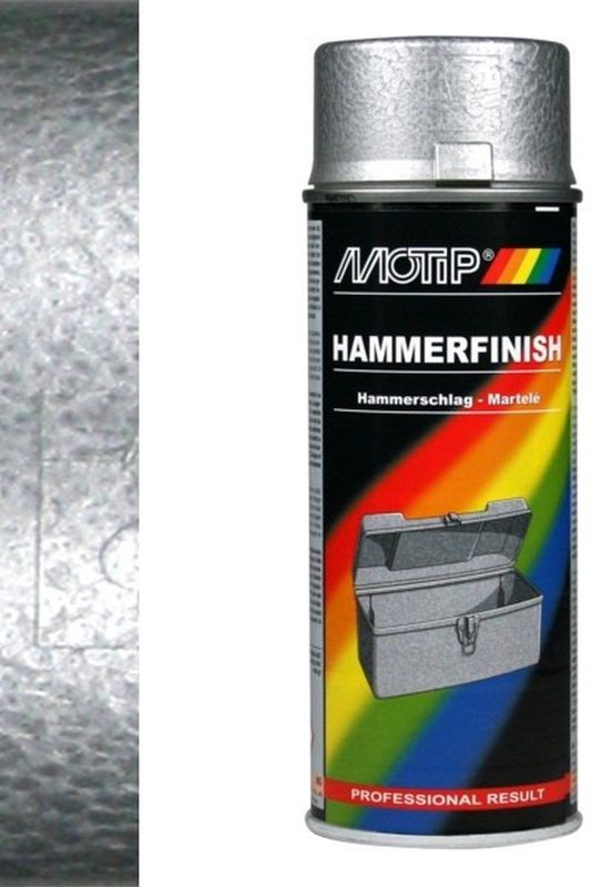 Motip - Hamerslaglak - Zilver - 400ml - Sneldrogend en Krasvast