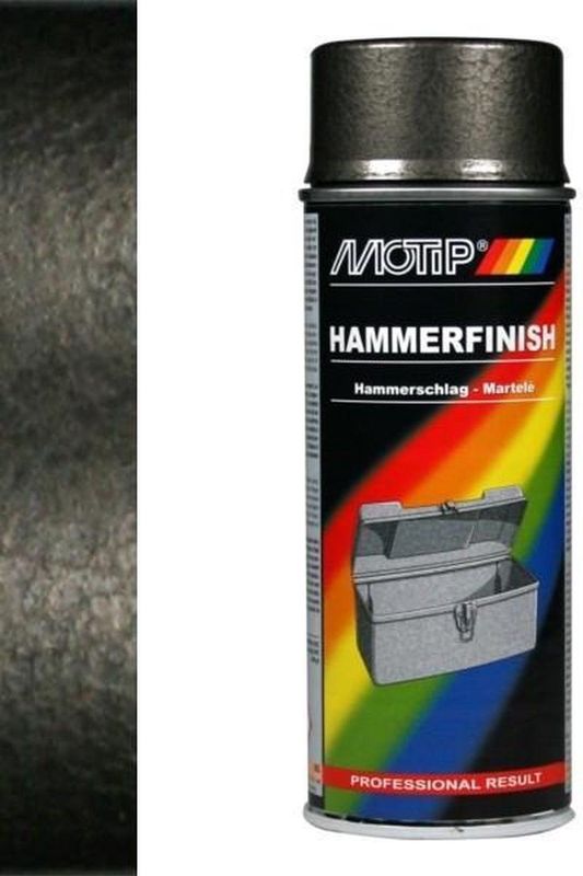 Motip Spuitbus hamerslaglak grijs 400ml