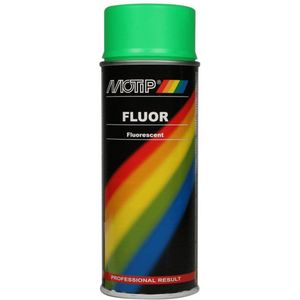 MoTip Fluor Verf GROEN spuitbus 400ml