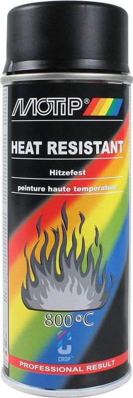 MoTip - Heat Resistant - Lak - Zwart - Hittebestendig